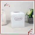 hot sale high quality ceramic tissue paper box cover